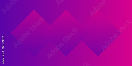 Abstract Gradient Purple and Pink Geometric Diamond-Shaped Pattern Concept eps10