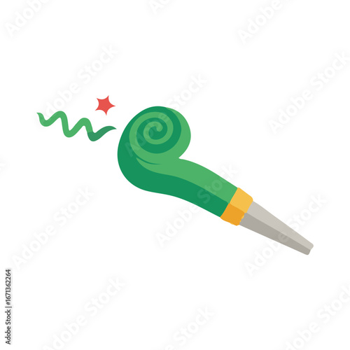 party horn vector illustration design