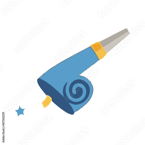 party horn vector illustration design
