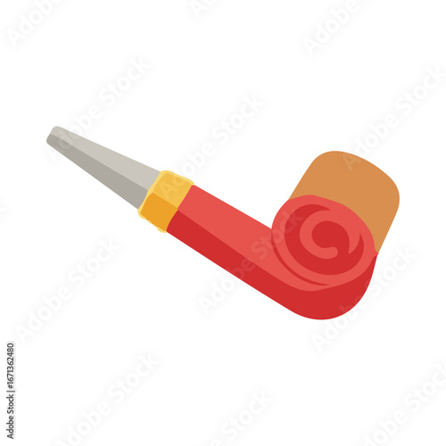 party horn vector illustration design