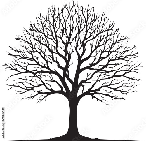 tree silhouette Vector | Minimalist & Trendy tree Silhouette Design | Unique & Stylish tree Artwork for Vector design