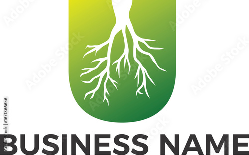 Creative and Minimal Business logo editable vector