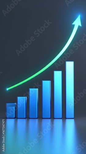 Wallpaper Mural Upward graph Torontodigital.ca