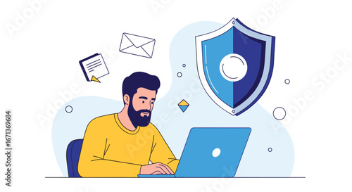Cybersecurity protection for individual users and small businesses implementing essential digital safety measures