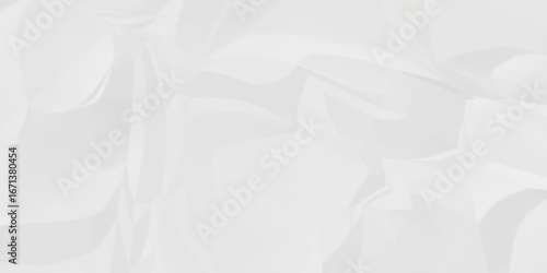 Wrinkle ripped creased white crumple aged closeup craft document grunge recycling paper background.	
