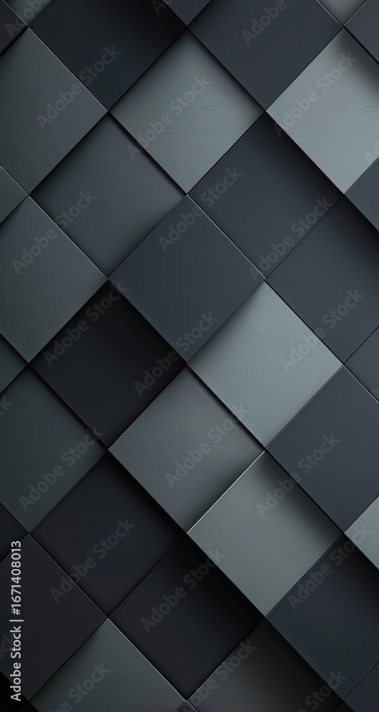 Fototapeta premium Abstract grayscale diagonal square pattern, background texture, design element
