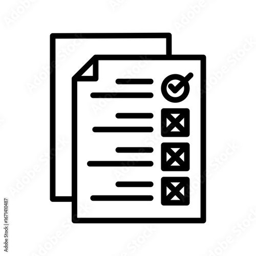 Prioritization Icon Vector Illustration Line Version