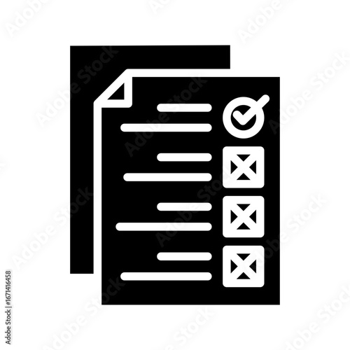 Prioritization Icon Vector Illustration Glyph Version