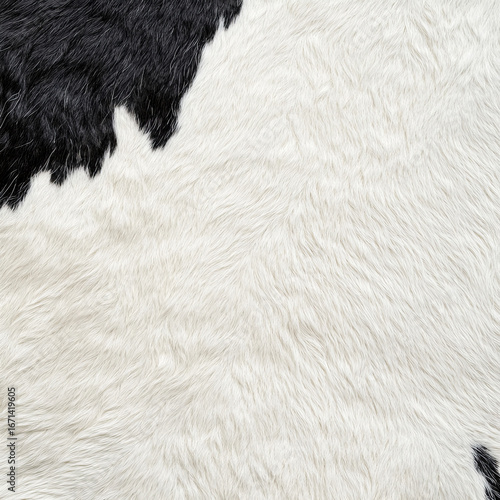 Wallpaper Mural Detailed close-up reveals the unique texture and pattern of a cow's hide with striking black and white coloration across its surface Torontodigital.ca