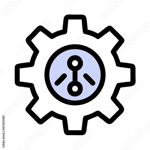 gear icon vector illustration