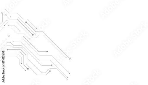 Abstract digital background with technology circuit board texture. Electronic motherboard illustration. Communication and engineering concept. Vector illustration