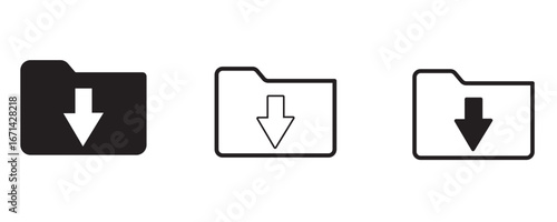 Download Folder Icon with Downward Arrow - Vector File for Web and App Design Free Download Download Folder Icon with Downward Arrow - Vector File for Web and App Design - GFXLoad