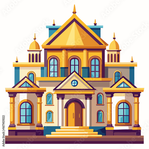 church icon vector illustration