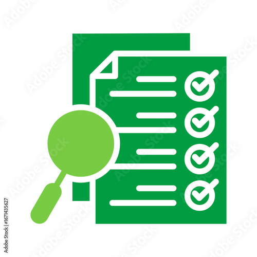 Accountability Icon Vector Illustration Green Version