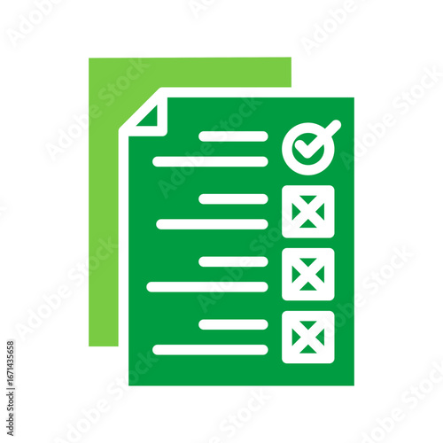 Prioritization Icon Vector Illustration Green Version