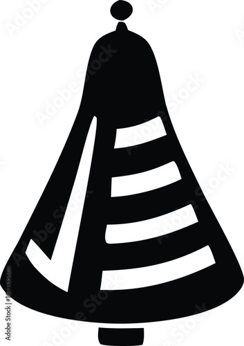 Maritime buoy symbol nautical navigation marker signaling buoy for safe sea travel and marine traffic management a key element