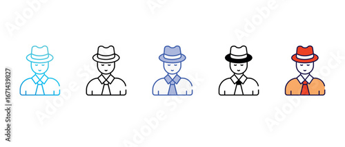 Umpire icon design with white background stock illustration