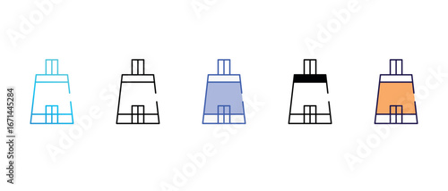 Pitch icon design with white background stock illustration