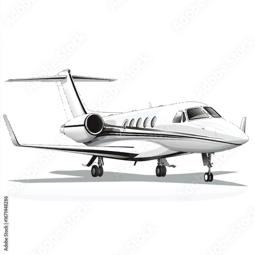a private jet