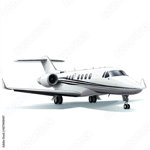 a private jet