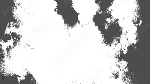 Abstract black and white texture with irregular cloudy patches and rough edges. Ink blots or smoky clouds spread distressed and grunge texture. Overlays, backgrounds, or artistic effects visual.