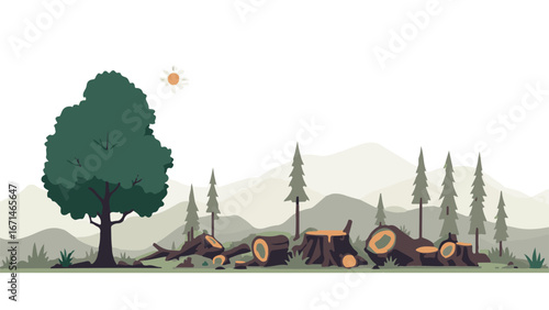 Deforestation Scene