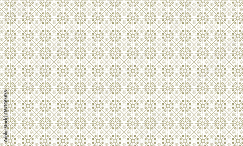 Wallpaper Mural Seamless geometric pattern in authentic Arabian style, Islamic Alpona, Islamic Background Vector illustration Torontodigital.ca