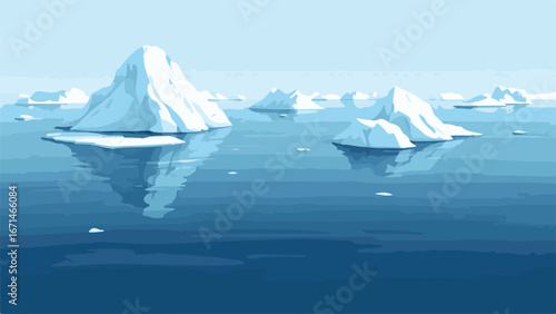 iceberg in the ocean