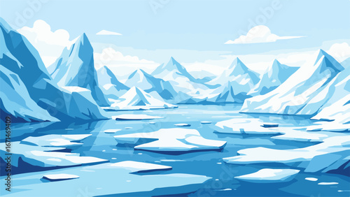iceberg in the ocean