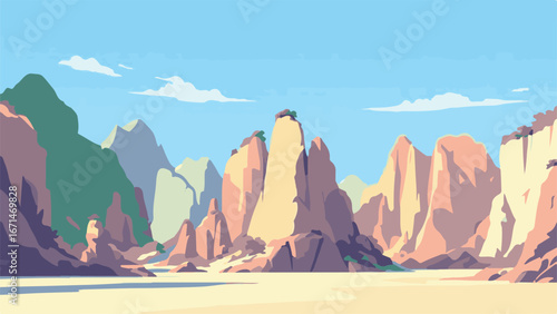 Scenic Rocky Cliffs by the Sea