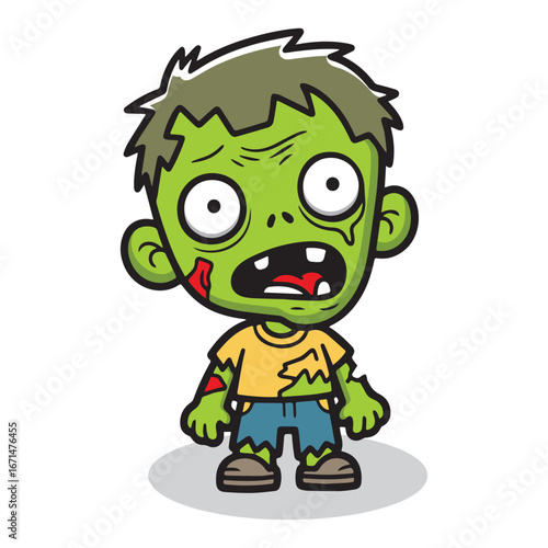 Cute zombie Cartoon