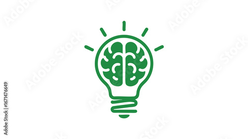 Brain logo design vector 
