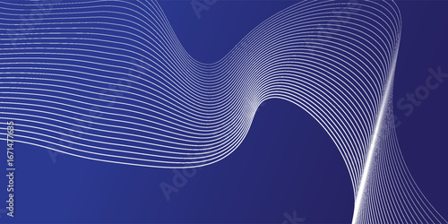 Abstract background. Geometric lines pattern. Modern shiny blue gradient lines. Futuristic technology graphic design. Suit for business, cover, header, wallpaper, corporate, expert texture