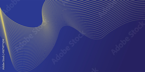 Abstract background. Geometric lines pattern. Modern shiny blue gradient lines. Futuristic technology graphic design. Suit for business, cover, header, wallpaper, corporate, expert texture