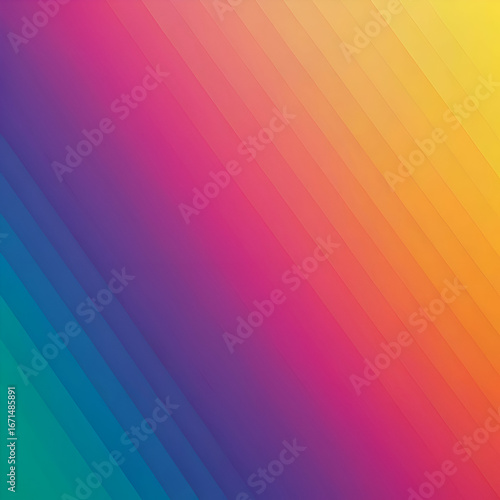 Abstract Colorful Gradient Stripes Background