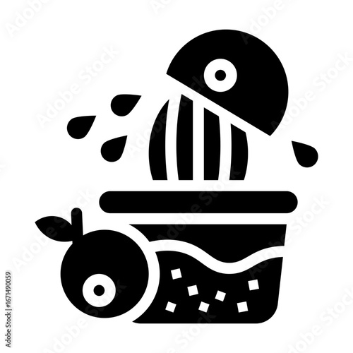 icon juicer with style glyph
