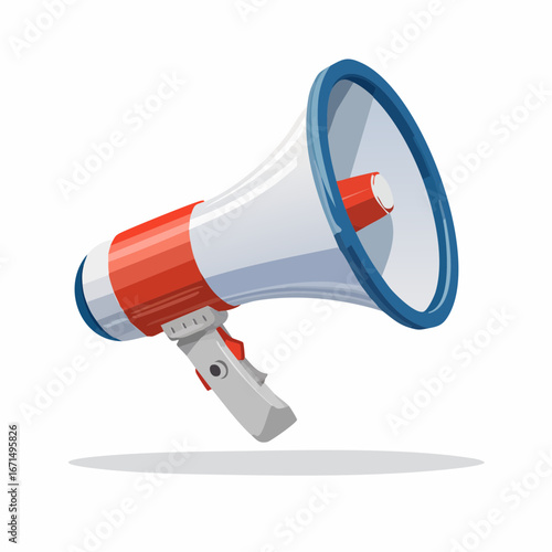 Loudspeaker Announcement Vector Illustration