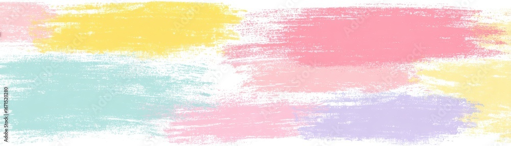 Fototapeta premium Colorful Brush Stroke Background for Creative Arts