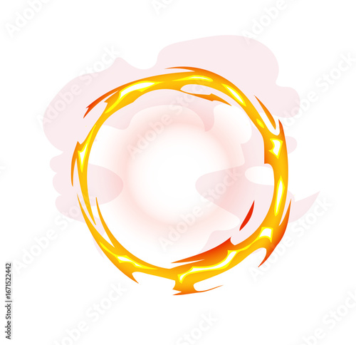 Fire Frame Cartoon