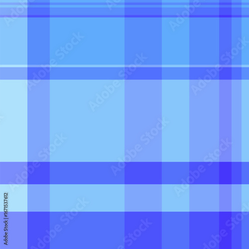 Mature texture background tartan, tweed fabric textile check. Mexican plaid vector pattern seamless in blue and cyan colors.