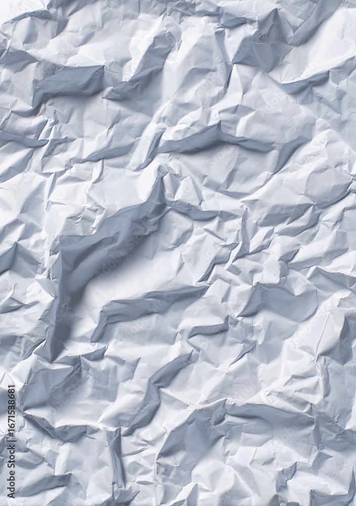 Obraz premium Textured crumpled white paper
