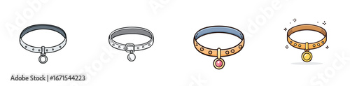 choker vector pack in contemporary style with balanced composition.