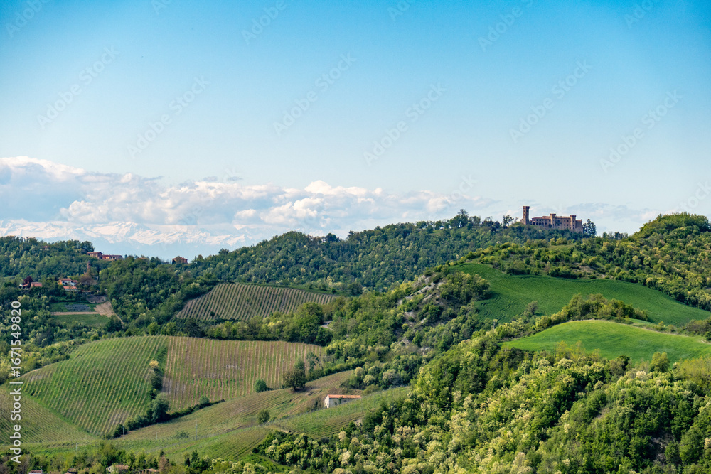 Obraz premium Tra Piemonte e Liguria - Panorami di viaggio (Appennino Ligure)