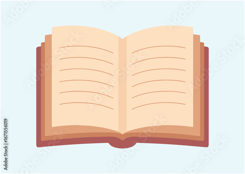 Open book Icon, Open book vector