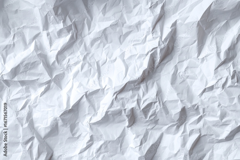 Obraz premium Crumpled white paper texture (10)
