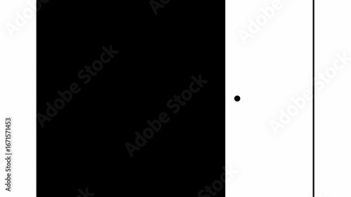 Open door motion graphic animation white screen 4k