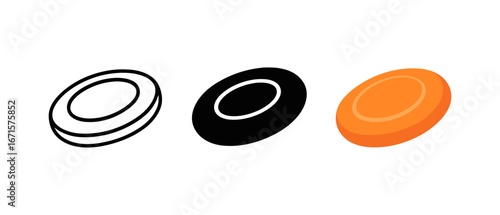 Clay pigeon targets: outline, silhouette, and colorful design