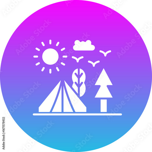 Day camping Icon