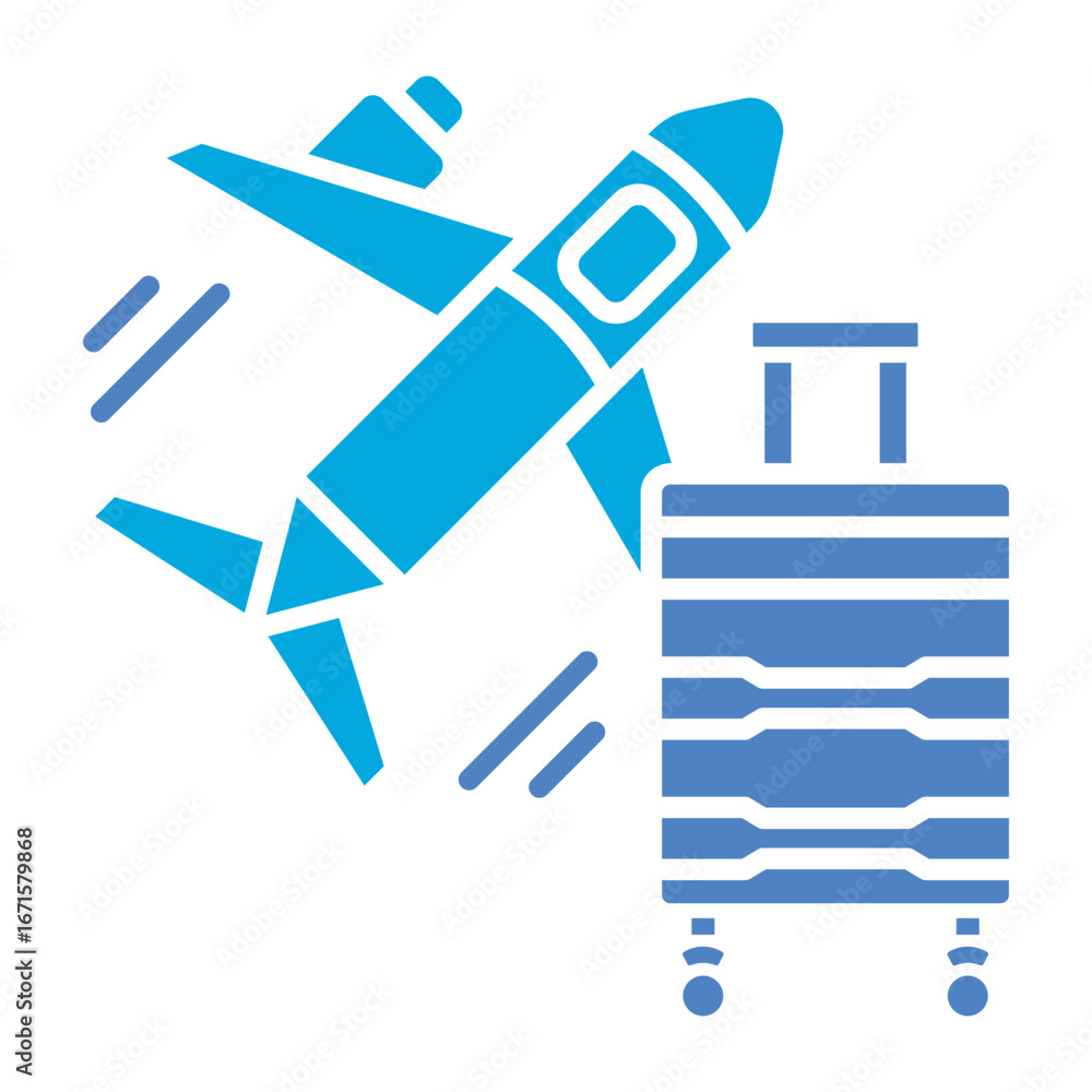 Fototapeta premium Trip Icon