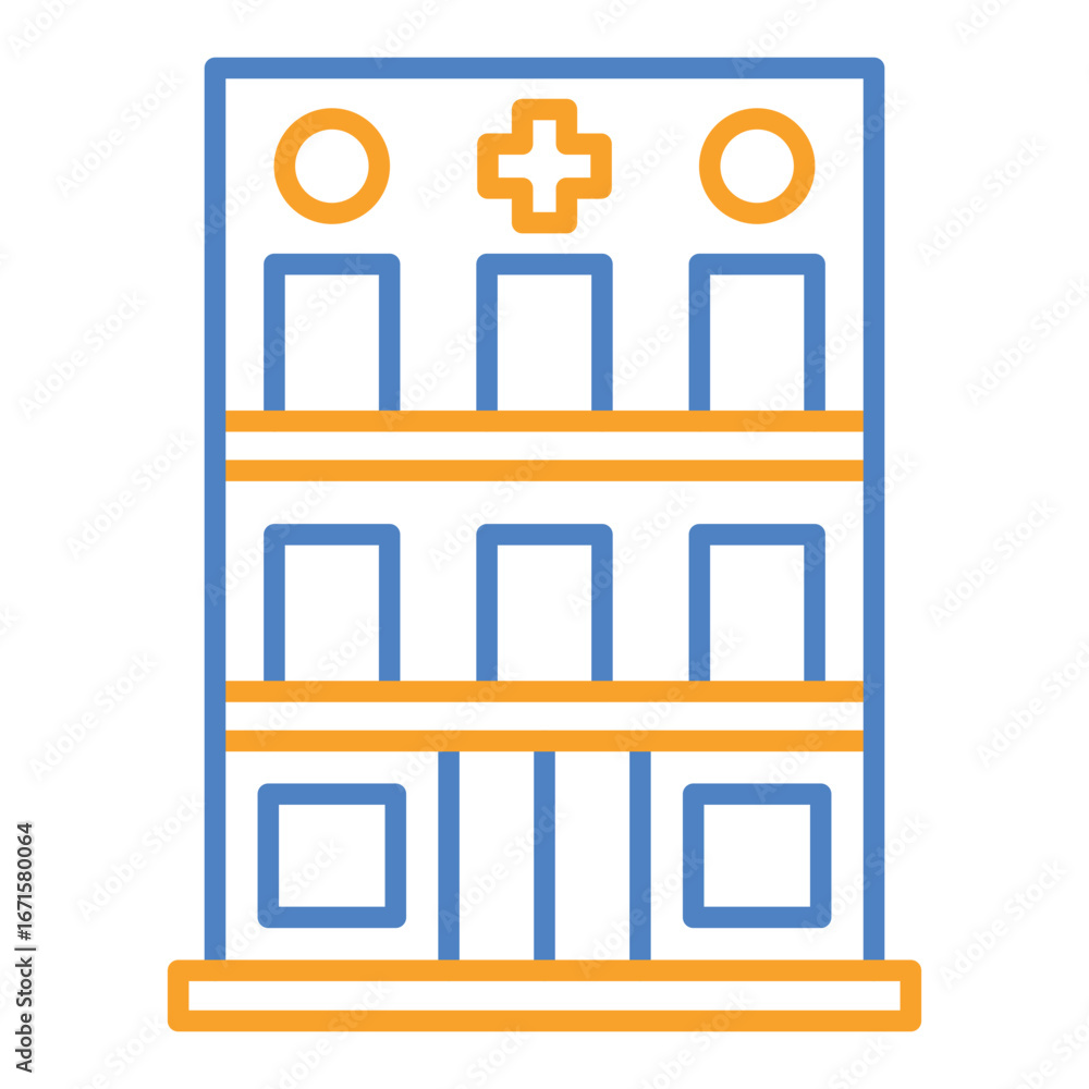 Fototapeta premium Hospital Icon